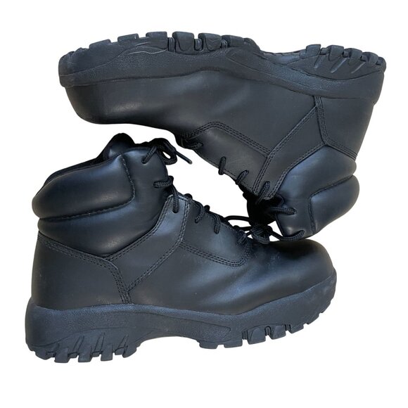 Red Wing Worx Chukka Boots Men's Size 11.5 Black Leather Copper Style Safety Toe - Picture 6 of 8